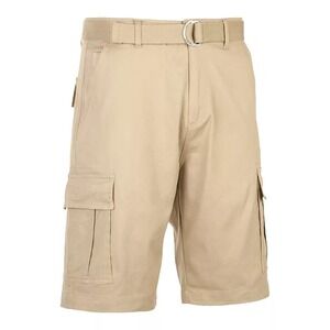 Blu Rock Men's Cargo Shorts, Stone,‎ Size 42, 25 in long